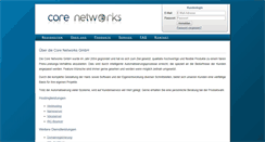 Desktop Screenshot of core-networks.de